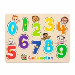 Toys For A Pound Cocomelon Character Number Peg Board
