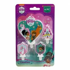 ToysForAPound Small Toys Nella The Princess Knight Birthday Candles Set