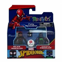 Toys For A Pound Marvel Spider-Man Minimates Miles Morales & Marvel's Prowler Collectible Figure Pack