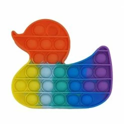 Toys For A Pound Push Pop Fidget Bubble Sensory Toy - Duck
