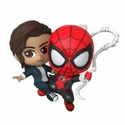Toys For A Pound Marvel Hot Toys Cosbaby Spider-Man No Way Home Spiderman & MJ Collectible Figure