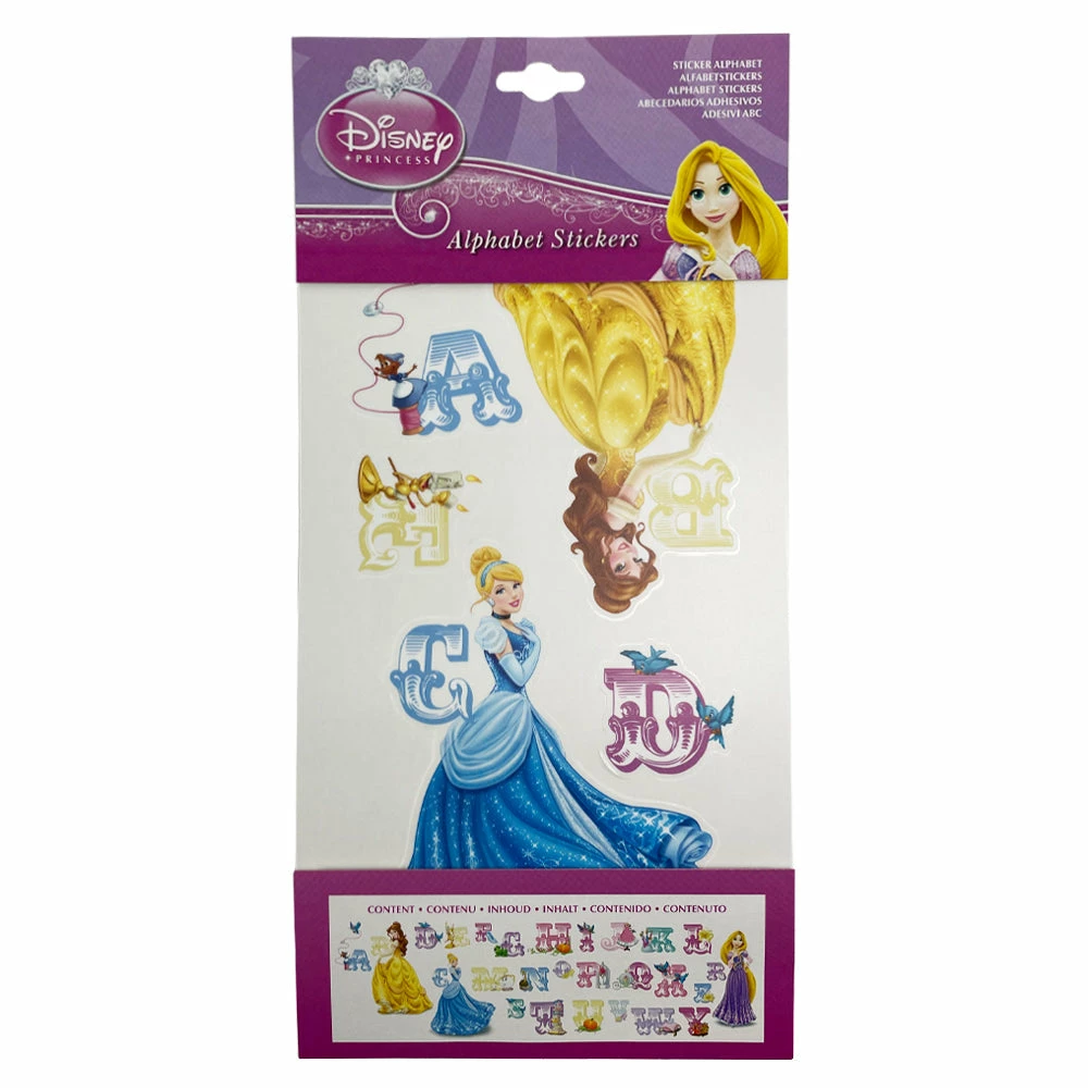 Toys For A Pound Creative & Crafts Disney Princess Alphabet Wall Stickers 3 Toys For A Pound Creative & Crafts Disney Princess Alphabet Wall Stickers