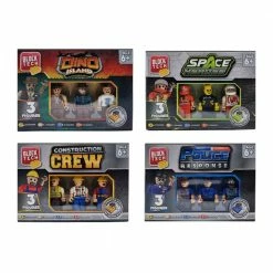 Toys For A Pound Block Tech Brick 3 Figure Pack