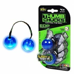 Toys For A Pound Zing Thumb Chucks EDP Light Up Trick Toy