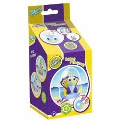 Toys For A Pound Creative & Crafts Totum Foam Dough Dome Peacock DIY Modelling Set