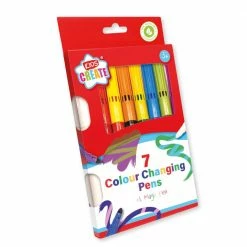 Toys For A Pound Creative & Crafts Colour Changing Pens 7pc Set
