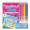 Toys For A Pound Stained Glass Colouring Book With Pens 1 Toys For A Pound Stained Glass Colouring Book With Pens