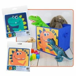 Toys For A Pound Kids Dinosaur Storage Cube 26cm