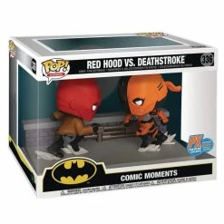 Toys For A Pound Funko POP DC Comic Moments Red Hood Vs Deathstroke Exclusive 2pk Vinyl Figure DC Comics