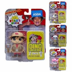 Toys For A Pound Ryan's World Dino Universe 2 Pack Mystery Figure Set