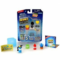 Toys For A Pound NanoBytes Mini Pixel Collectible Figure 5 Pack