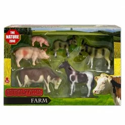 Toys For A Pound Boys Toys The Nature Zone Animal Classic Farm Figure 6pc Play Set