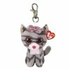 Toys For A Pound TY Beanie Boos Kiki The Cat 8cm Soft Plush Clip Girls Toys
