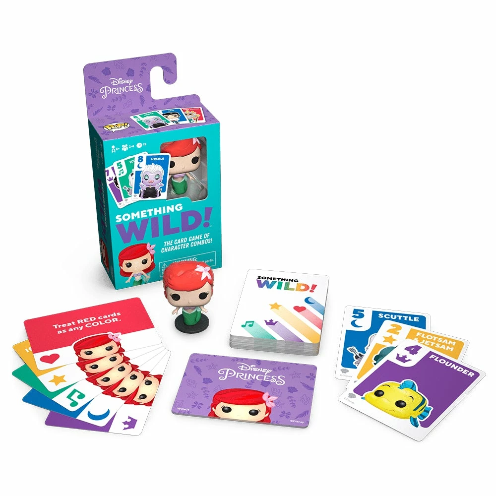 Toys For A Pound Funko Something Wild Card Game - Disney Princess Little Mermaid Ariel 4 Toys For A Pound Funko Something Wild Card Game - Disney Princess Little Mermaid Ariel