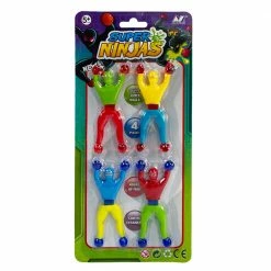 Toys For A Pound Super Ninjas Climbing Wall Walkers 4pk