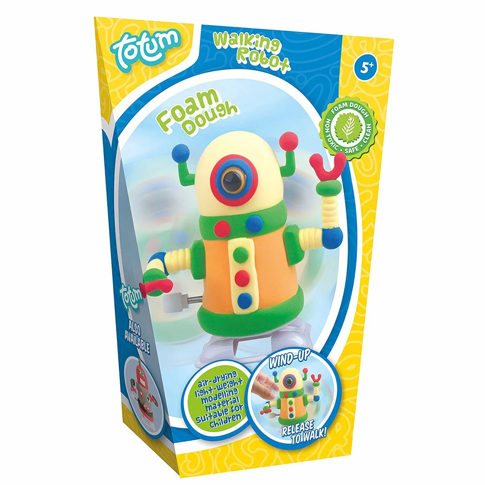 Toys For A Pound Totum Foam Dough Walking Robot DIY Modelling Set 3 Toys For A Pound Totum Foam Dough Walking Robot DIY Modelling Set
