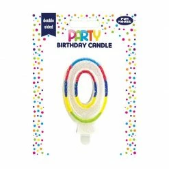 ToysForAPound 0 (Zero) Double Sided Birthday Candle Other