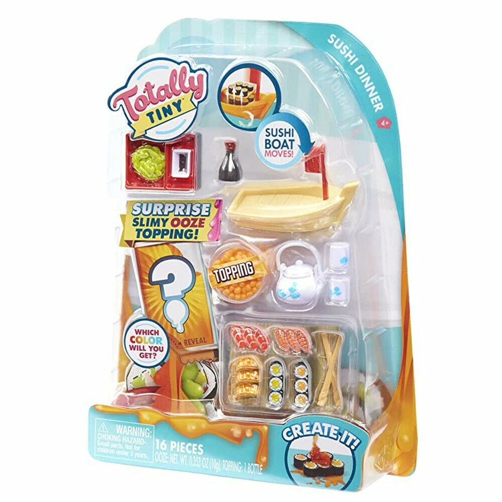 Toys For A Pound Totally Tiny Cook-N-Serve Sushi Dinner 16pc Playset 3 Toys For A Pound Totally Tiny Cook-N-Serve Sushi Dinner 16pc Playset