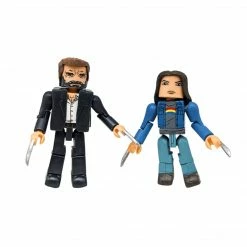 Toys For A Pound Marvel Logan Minimates Logan & Laura Collectible Figure Pack
