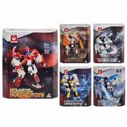 Toys For A Pound Boys Toys Warrior Armour Hero Robot Buildable Block Figure