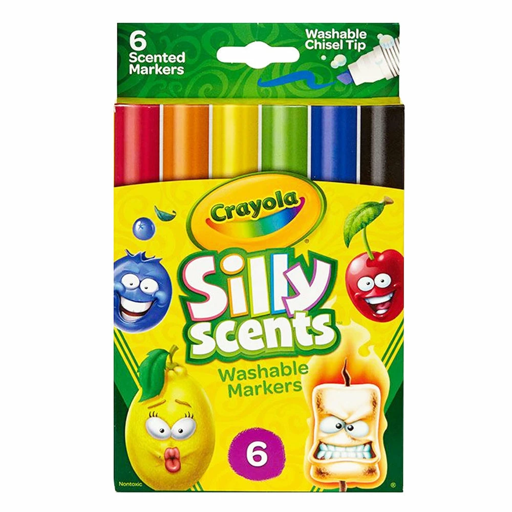 Toys For A Pound Crayola Silly Scents Washable Markers 6pk 3 Toys For A Pound Crayola Silly Scents Washable Markers 6pk