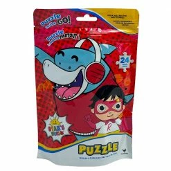 Toys For A Pound Ryans World Puzzle On The Go 24pc Jigsaw Games & Puzzles