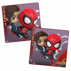 Toys For A Pound Marvel Hot Toys Cosbaby Spider-Man No Way Home Spiderman & MJ Collectible Figure