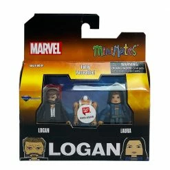Toys For A Pound Marvel Logan Minimates Logan & Laura Collectible Figure Pack