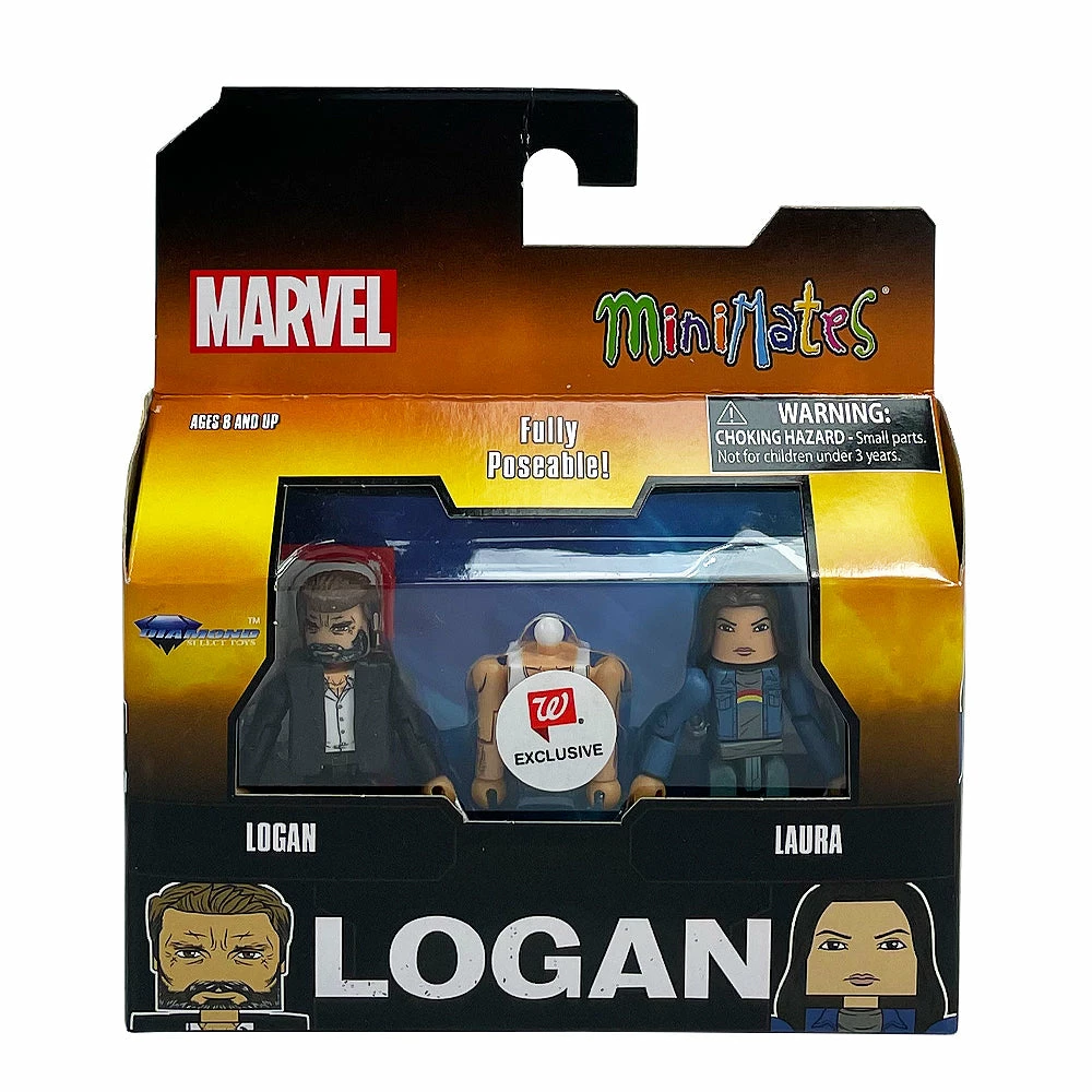 Toys For A Pound Marvel Logan Minimates Logan & Laura Collectible Figure Pack 3 Toys For A Pound Marvel Logan Minimates Logan & Laura Collectible Figure Pack
