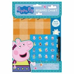 ToysForAPound Peppa Pig Reward Chart Set Creative & Crafts