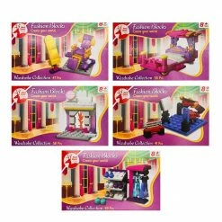 Toys For A Pound Play Sets & Activity Toys Fashion Blocks Wardrobe Collection Mini Buildable Playset