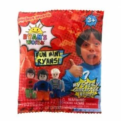 ToysForAPound Figures, Dolls & Vehicles Ryans World Mini Brick Figure Surprise Blind Bag