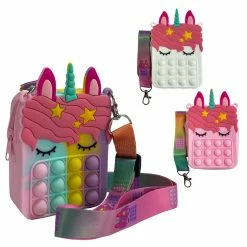 Toys For A Pound Unicorn Push Pop Mini Shoulder Bag Fidget Sensory Toy Sensory Toys & Games