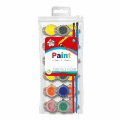 Toys For A Pound Poster Paint & Brush 20pc Set