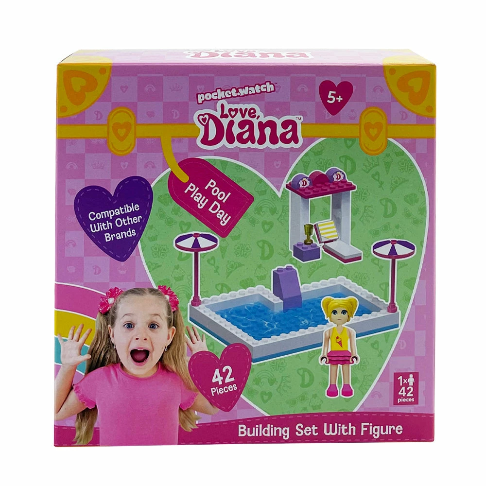 Toys For A Pound Love Diana Pool Play Day Building Set With Figure 42pc Brick Set Girls Toys 3 Toys For A Pound Love Diana Pool Play Day Building Set With Figure 42pc Brick Set Girls Toys