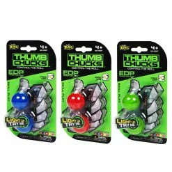 Toys For A Pound Zing Thumb Chucks EDP Light Up Trick Toy