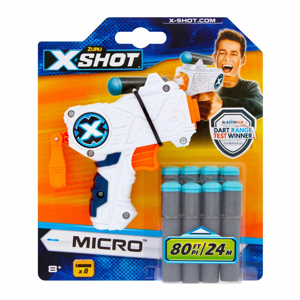 Toys For A Pound Zuru X-Shot Micro Blaster With 8 Darts 3 Toys For A Pound Zuru X-Shot Micro Blaster With 8 Darts
