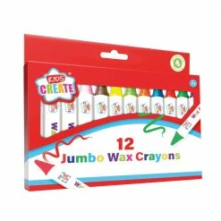 Toys For A Pound Jumbo Wax Crayons 12pc Set