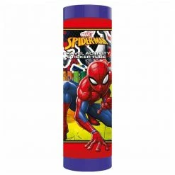 Toys For A Pound Marvel Spider-Man Travel Activity Sticker Tube 16pc Set