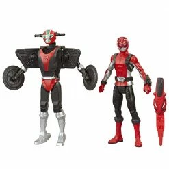 Toys For A Pound Power Rangers Beast Morphers Red Ranger & Morphin Cruise Beastbot Figure Boys Toys