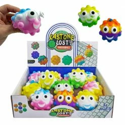 Toys For A Pound Fidget Push Pop Bubble Popper Sensory Ball With Popping Eyes Sensory Toys & Games