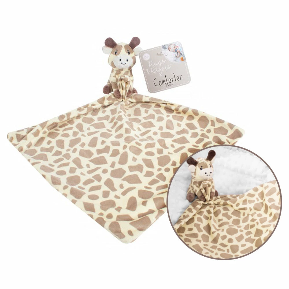 Toys For A Pound Hugs X Kisses Giraffe Baby Comforter 25cm Super Soft Blankie 3 Toys For A Pound Hugs X Kisses Giraffe Baby Comforter 25cm Super Soft Blankie