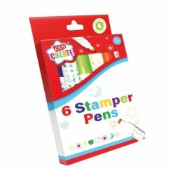 Toys For A Pound Stamper Pens 6pc Set Creative & Crafts
