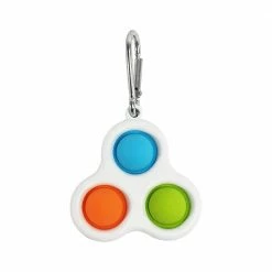 Toys For A Pound Bubble Pop Fidget Sensory Keychain (Triple Press) Sensory Toys & Games