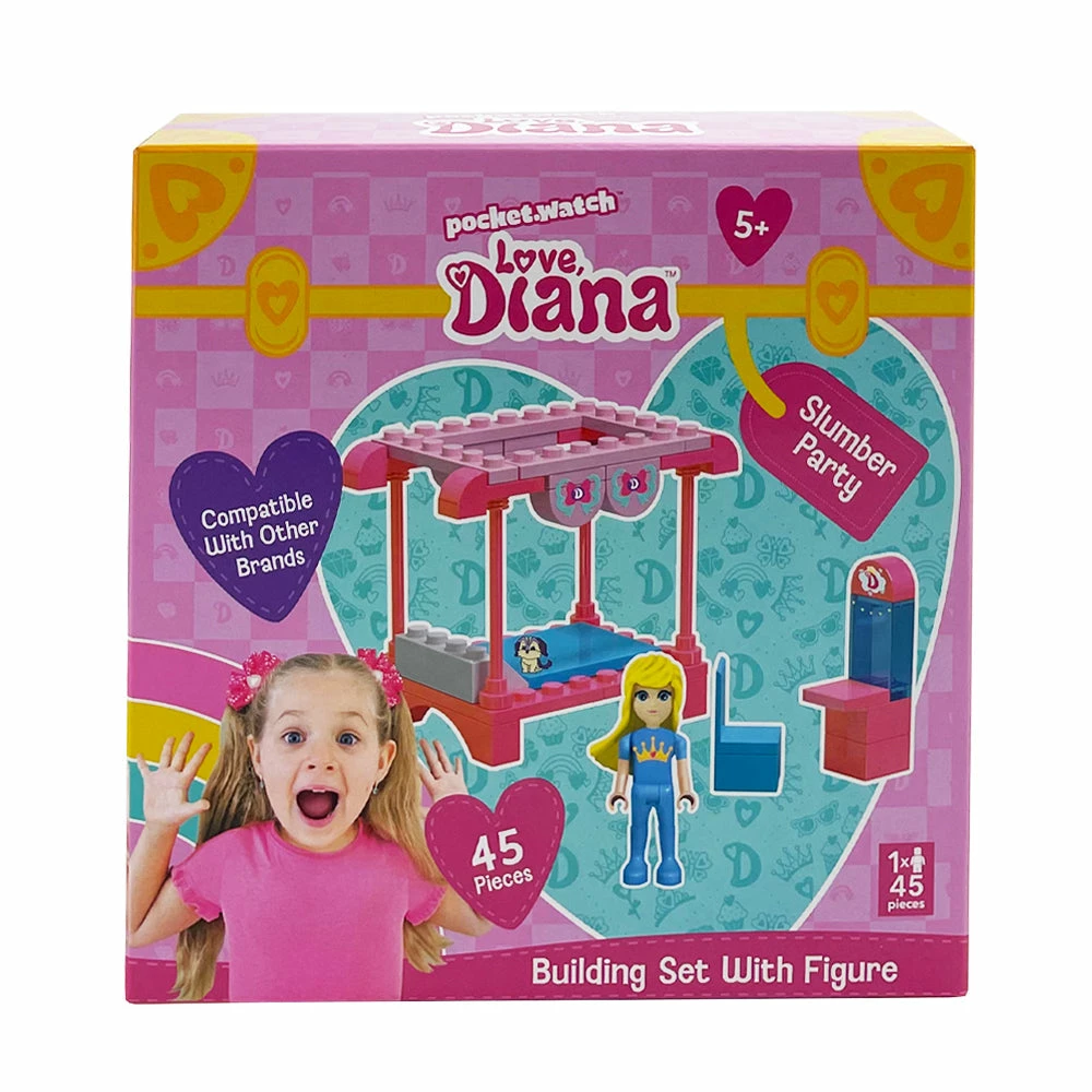 Toys For A Pound Girls Toys Love Diana Slumber Party Building Set With Figure 45pc Brick Set 3 Toys For A Pound Girls Toys Love Diana Slumber Party Building Set With Figure 45pc Brick Set