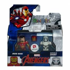 Toys For A Pound Marvel Avengers Minimates Iron Man & Marvel's Ghost Collectible Figure Pack
