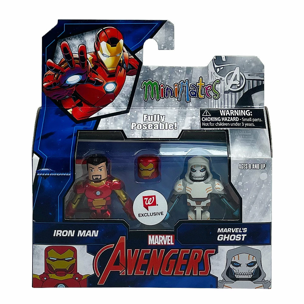 Toys For A Pound Marvel Avengers Minimates Iron Man & Marvel's Ghost Collectible Figure Pack 3 Toys For A Pound Marvel Avengers Minimates Iron Man & Marvel's Ghost Collectible Figure Pack