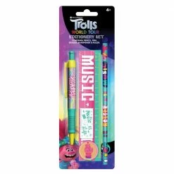 Toys For A Pound Creative & Crafts Trolls World Tour 5pc Stationery Set